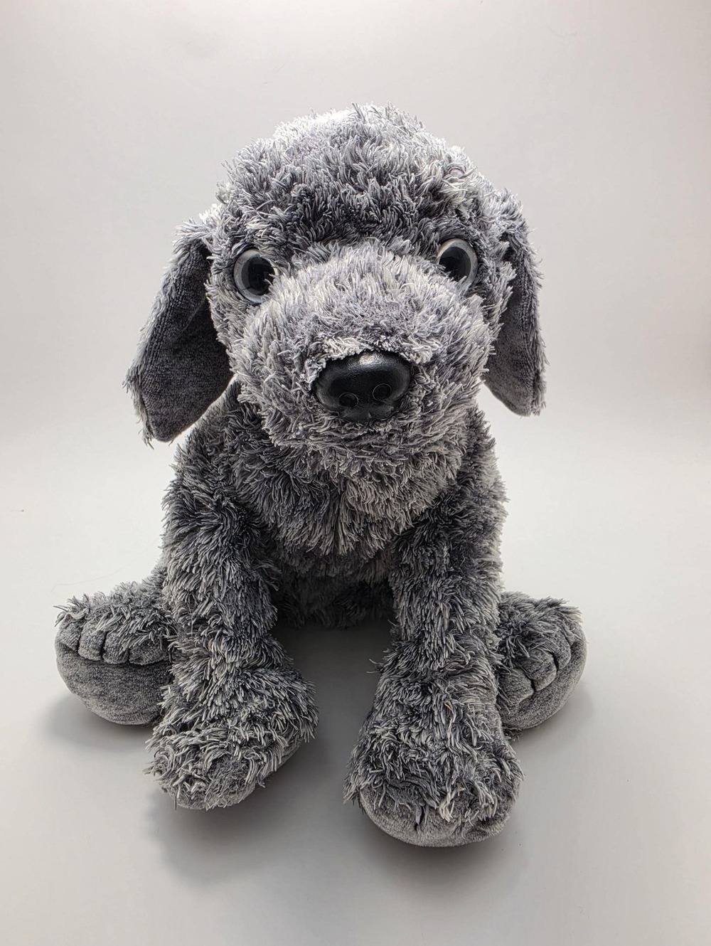 TY Classics Collection “Mercury” the Grey Dog Plush (12 inch) Pre Loved No Tags